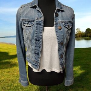 American Eagle Outfitters Blue Jean Jacket